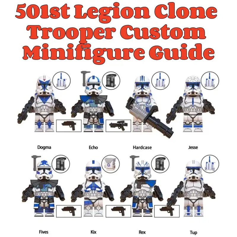 501st Legion Clone Trooper Custom Minifigure Guide