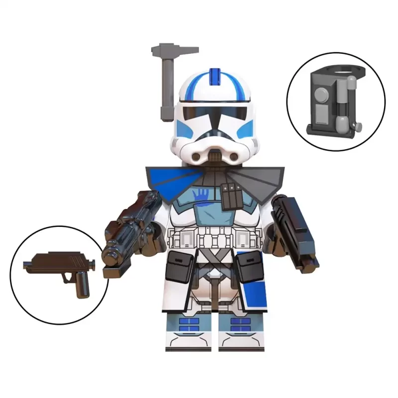 Echo Clone Trooper 501st Legion Star Wars Minifigure Custom