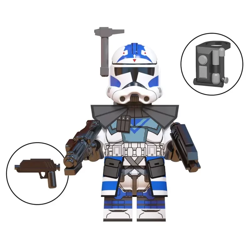 Fives Clone Trooper 501st Legion Star Wars Minifigure Custom